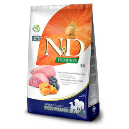 Farmina - Natural & Delicious Pumpkin Grain-Free Lamb & Blueberry Dry Dog Food 26.4lb Bag