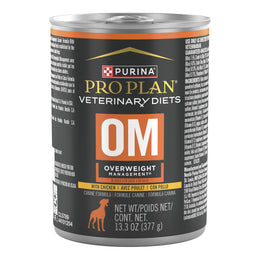 Purina Pro Plan Veterinary Diets OM Overweight Management Canine Formula Wet Dog Food - (12) 13.3 oz. Cans