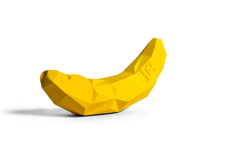Zee.Dog | Super Fruitz Dog Toys | Interactive Treat Dispensing Dog Toys (Banana)