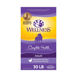 Wellness Complete Health Chicken & Oatmeal Natural Dry Dog Food 30-Pound Bag (Packaging may vary)