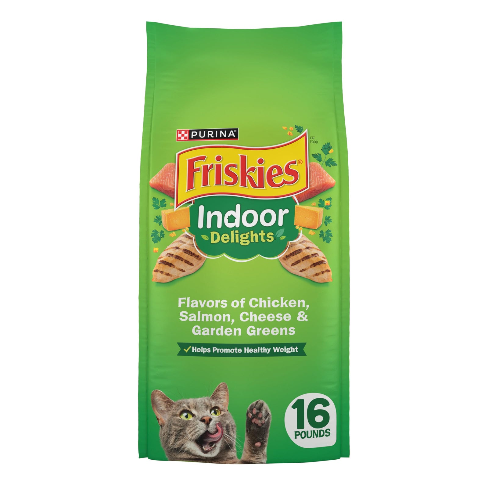 Purina Friskies Indoor Dry Cat Food Indoor Delights - 16 lb. Bag
