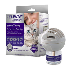 FELIWAY Optimum Cat Enhanced Calming Pheromone Diffuser 30 Day Starter Kit (48 mL)