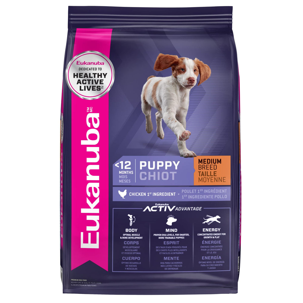 Eukanuba Puppy Medium Breed Dry Dog Food 30 lb
