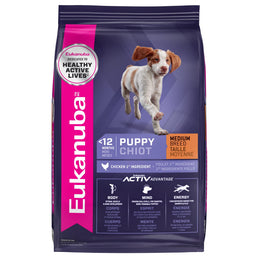 Eukanuba Puppy Medium Breed Dry Dog Food 30 lb