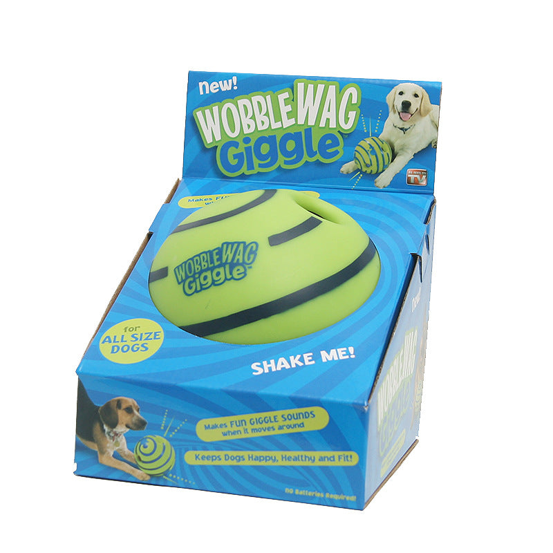 Pet Sound Ball Toy for Cats and Dogs, Rubber Material