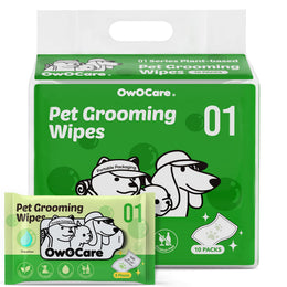 Dog Wipes for Paws and Butt Plant-Based Large Pet Wipes for Dogs & Cats Hypoallergenic 8X9 Inch Easy to Use Dog Cat Puppy Cleaning Grooming Wipes Gentle Degradable (50 Count Unscented)