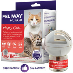 FELIWAY MultiCat Calming Pheromone Diffuser 30 Day Starter Kit (48 mL)
