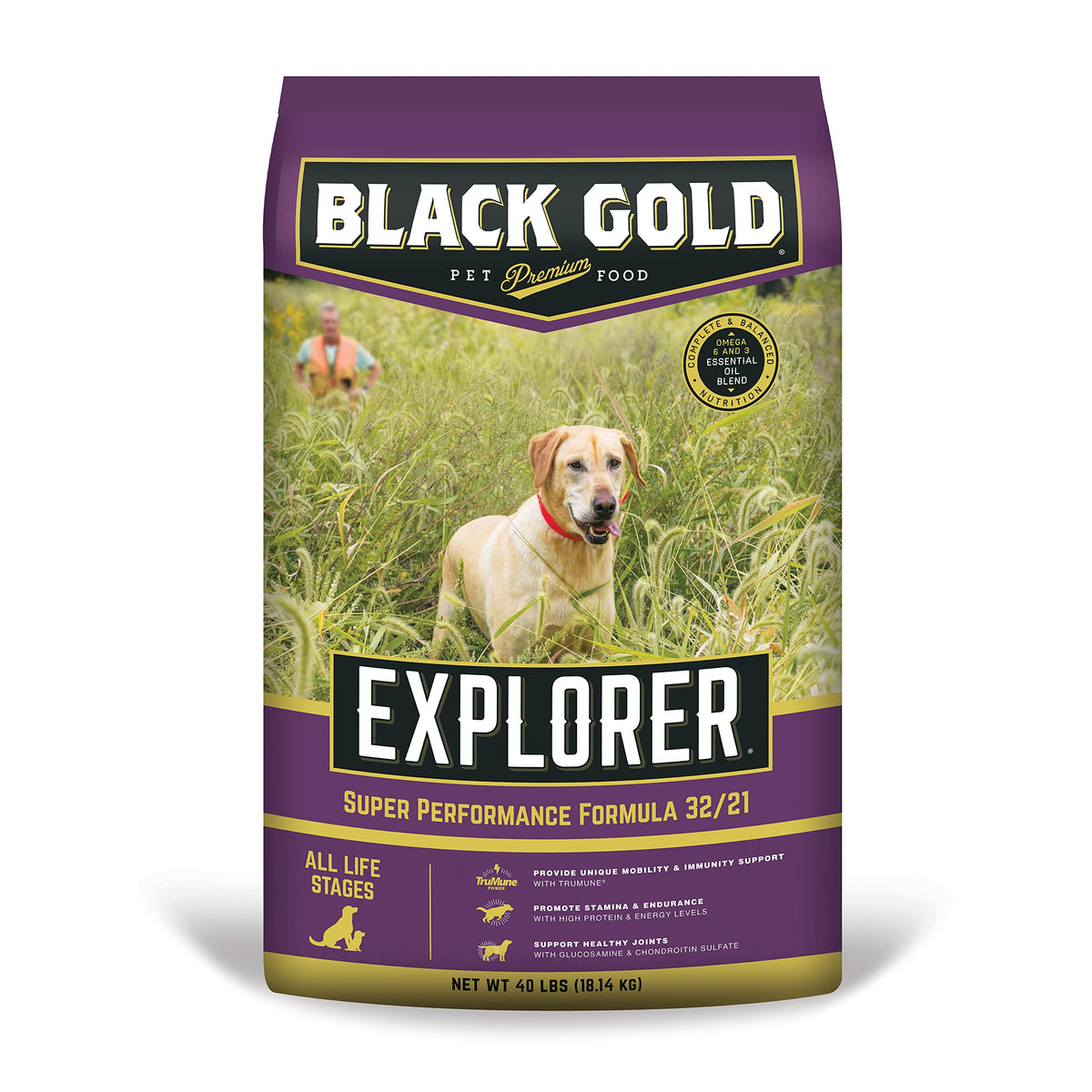 Black Gold Explorer Super Performance Recipe 32/21 Dry Dog Food