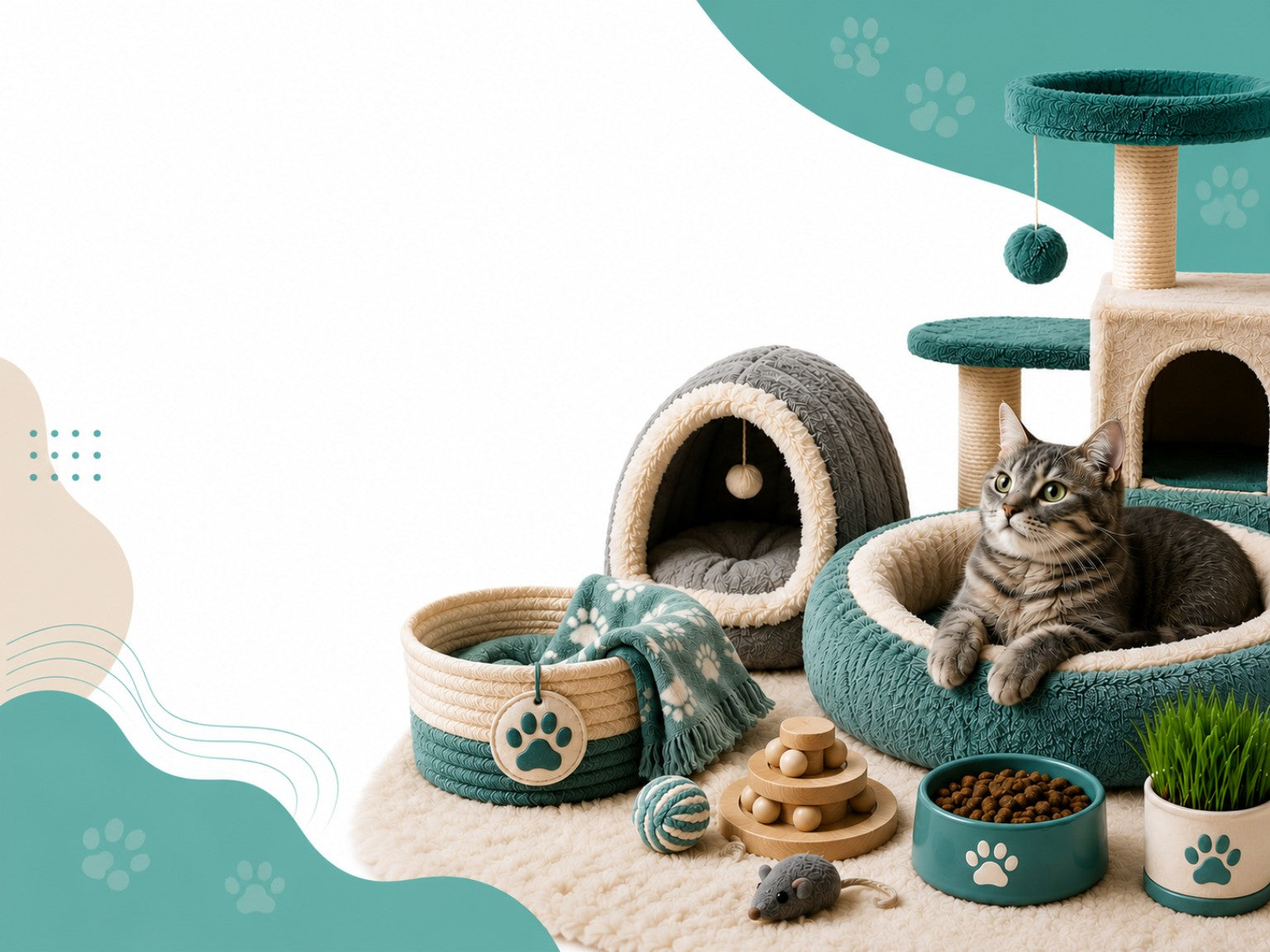 Cozy cat comfort products